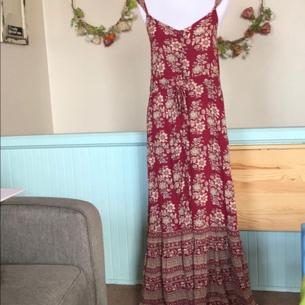🌿American Eagle Boho Maxi Dress
